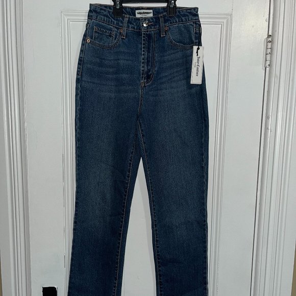 Juicy Couture: Frayed Hem Venice Straight Leg Jeans - Picture 1 of 3